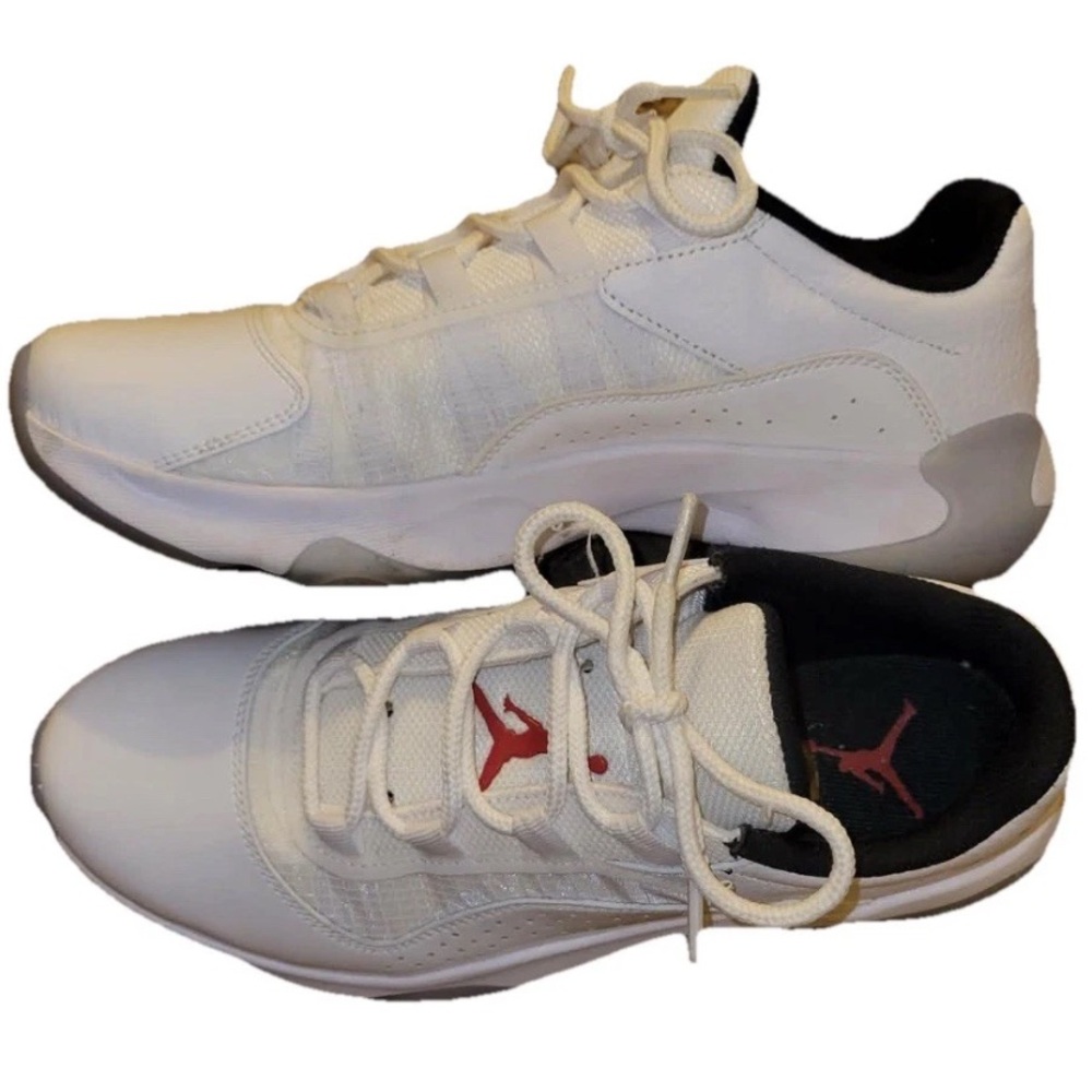 Jordan air 11 White red and black Low-Top Sneakers